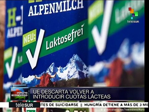 Unión Europea descarta cuotas para estabilizar precios de lácteos