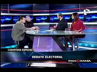 PANORAMA 29-05-2011 DEBATE HUMALA O KEIKO - ALVARO VARGAS LLOSA vs ALFREDO FERRERO parte 1-3