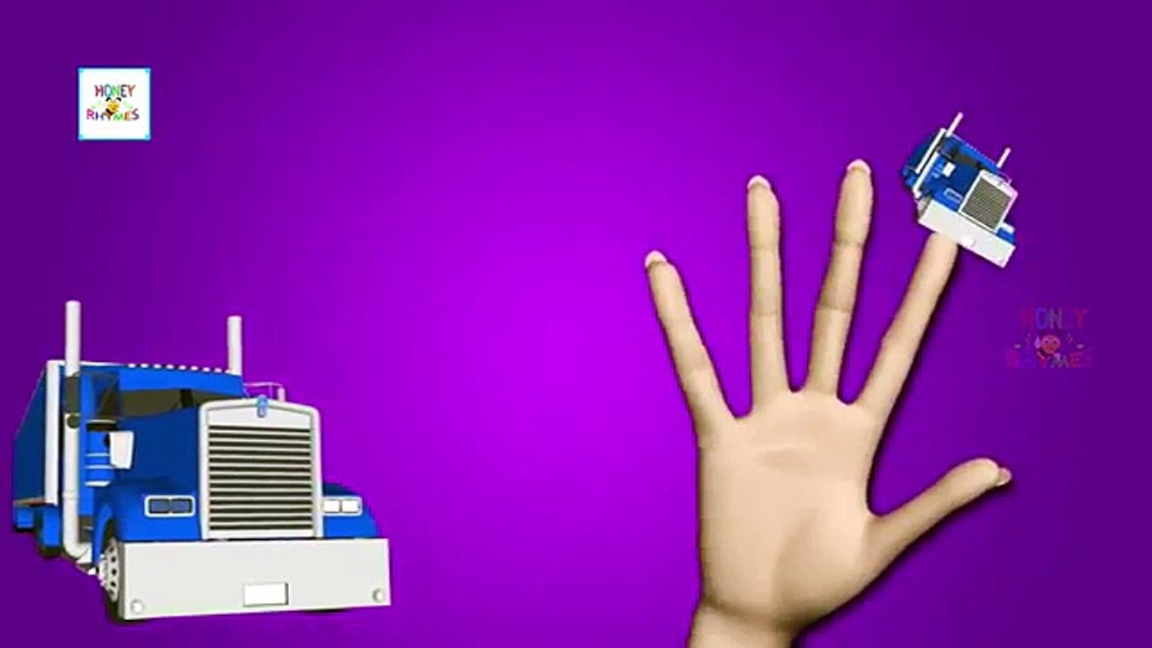 The Finger Family Monster Trucks For Kids | Truck Finger Family 3D Children Nursery Rhymes & Songs