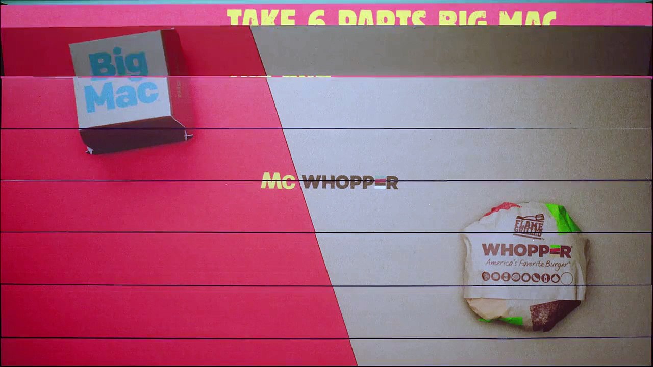 Big Mac + Whopper =  McWhopper