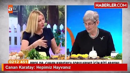 Canan Karatay Hepimiz Hayvanız