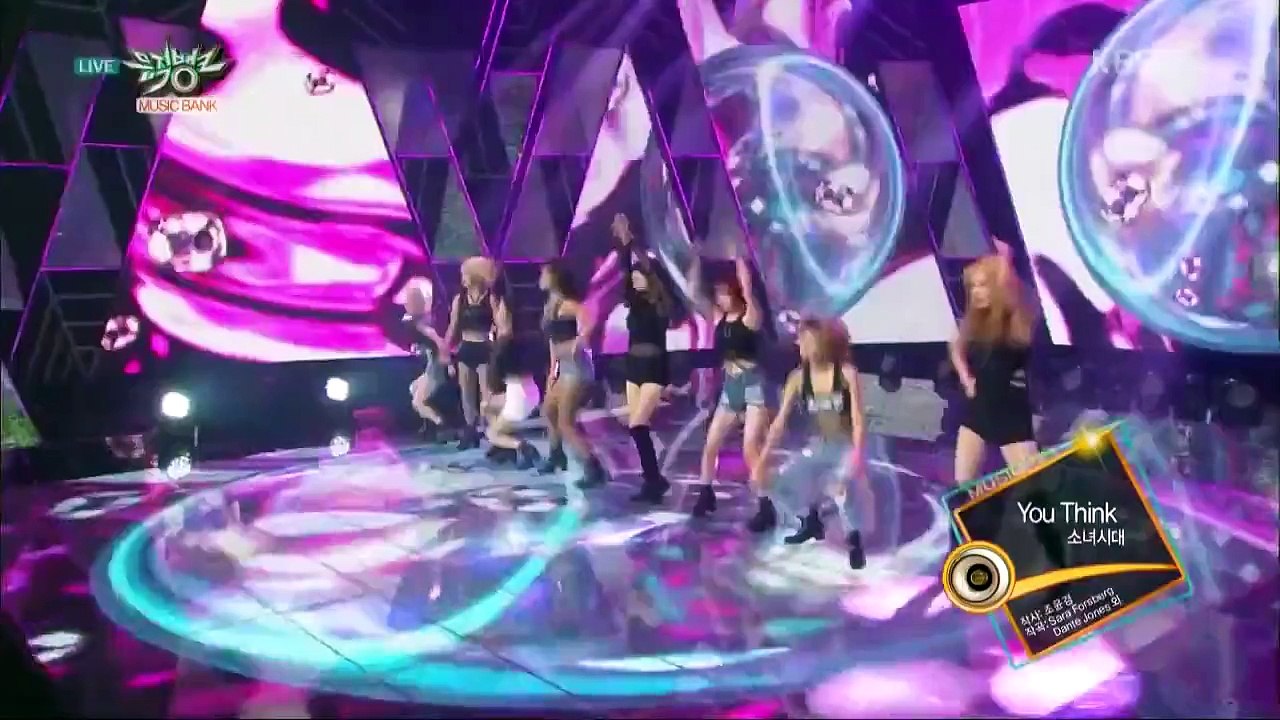 [HD] 150821 Girls Generation SNSD 少女時代 You Think Music Bank Comeback Stage