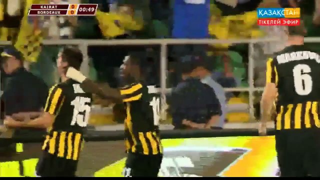 All Goals and Highlights _ Kairat Almaty 2-1 Bordeaux - Europa League 27.08.2015 HD