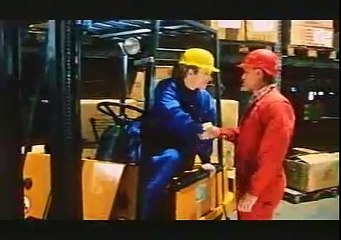 Saksalainen trukkikoulutusvideo