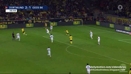 Download Video: Marco Reus 3:1 Second Goal | Borussia Dortmund v. Odds Ballklub - Europa League 27.08.2015 HD