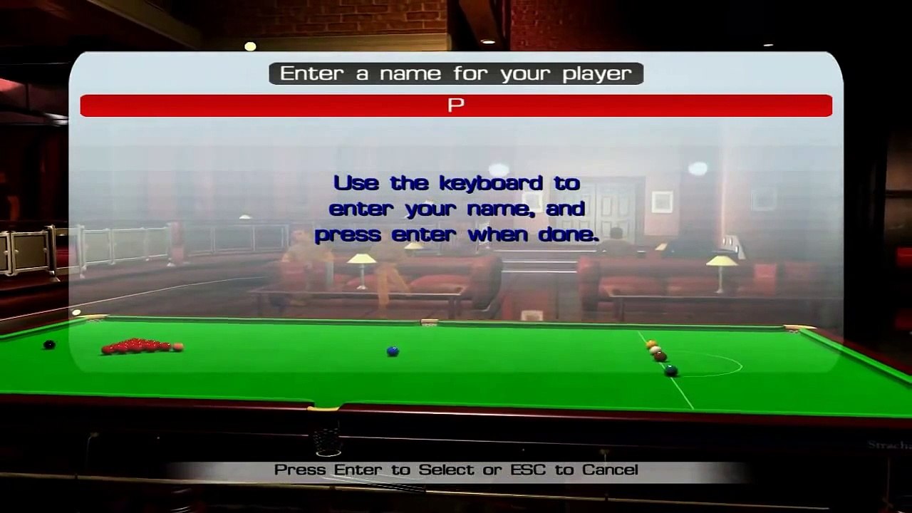 WSC Real 2009: World Snooker Championship PC - Gameplay #1 [HD]