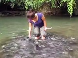 تقشير بشرة الساقين يأسماك في ماليزيا
