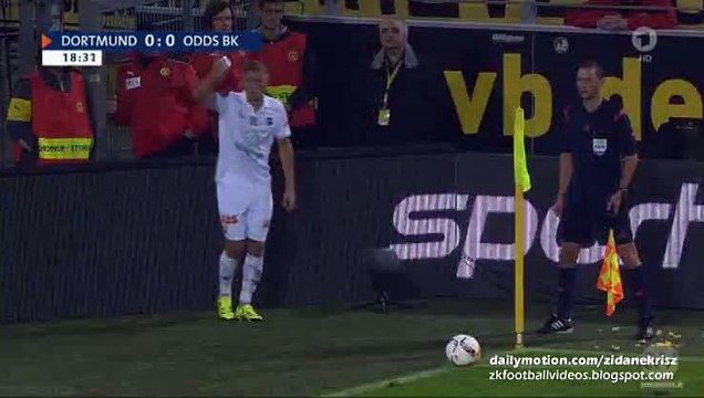 Ole Jørgen Halvorsen 0:1 | Borussia Dortmund v. Odds Ballklub - Europa League 27.08.2015 HD