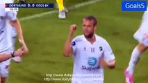 Ole Jørgen Halvorsen Goal Dortmund 0 - 1 Odd Grenland Europa League 27-8-2015