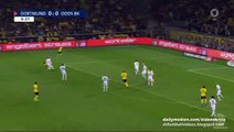 Marco Reus Amazing Shot _ Borussia Dortmund v. Odds Ballklub - Europa League 27.08.2015 HD