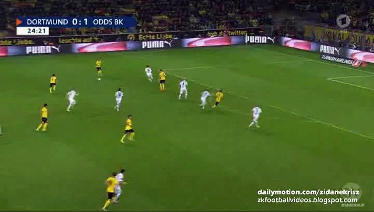 1-1 Henrikh Mkhitaryan Amazing Goal | Borussia Dortmund v. Odds Ballklub - Europa League 27.08.2015 HD