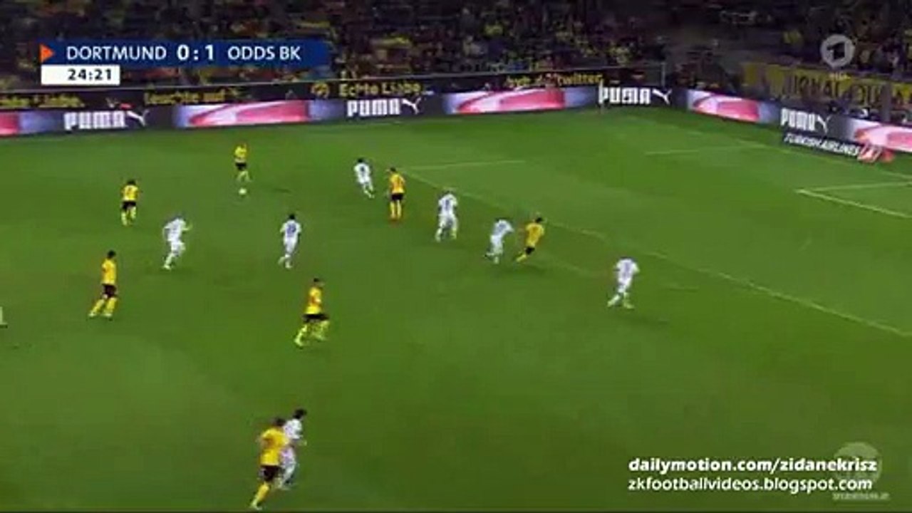 Henrikh Mkhitaryan 1:1 | Borussia Dortmund v. Odds Ballklub - Europa League 27.08.2015 HD
