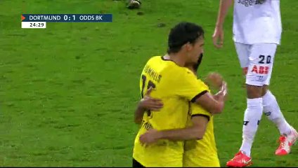 Goal Henrikh Mkhitaryan - Borussia Dortmund 1-1  Odd - 27-08-2015