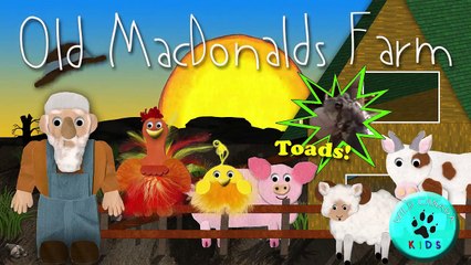 Old MacDonald had a Farm With Real Animals Learn about American Toads and Marsh Life for Kids