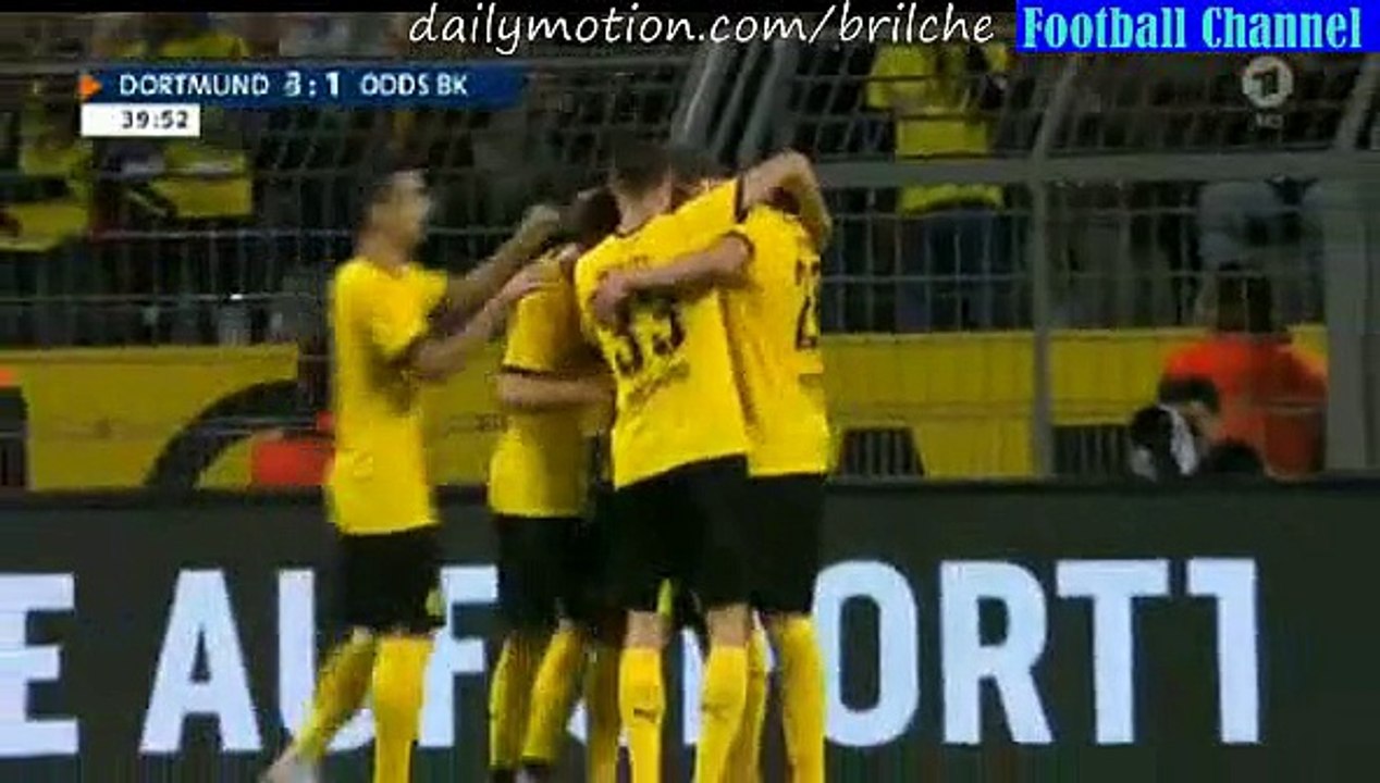 4-1 Shinji Kagawa great GOAL - Dortmund v. Odds BK - Europa League 27.08.2015