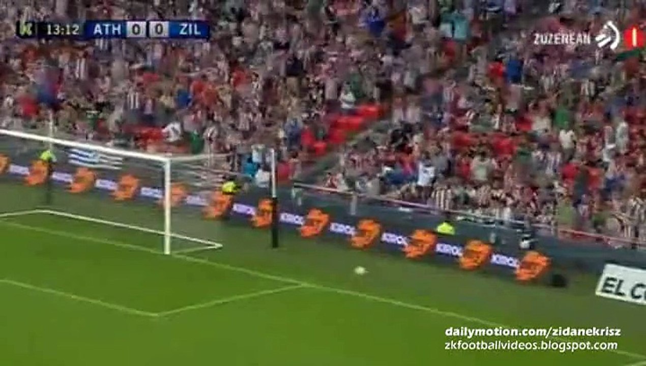 Susaeta Big Chance _ Athletic Bilbao v. MSK Zilina - Europa League 27.08.2015 HD