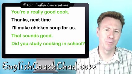 English Lesson: English Conversation Practice Speaking English #107