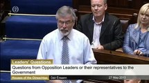 Gerry Adams challenges Enda Kenny on Aer Lingus share sale