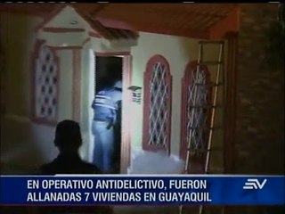 Desarticulan banda dedicada a robo de casas y carros en Guayaquil