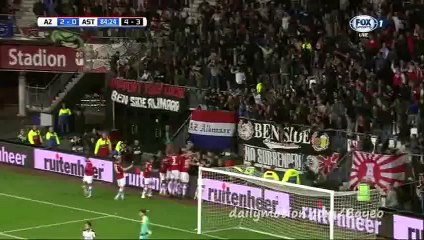 Goal Muhren - AZ Alkmaar 2-0 Astra - 27-08-2015