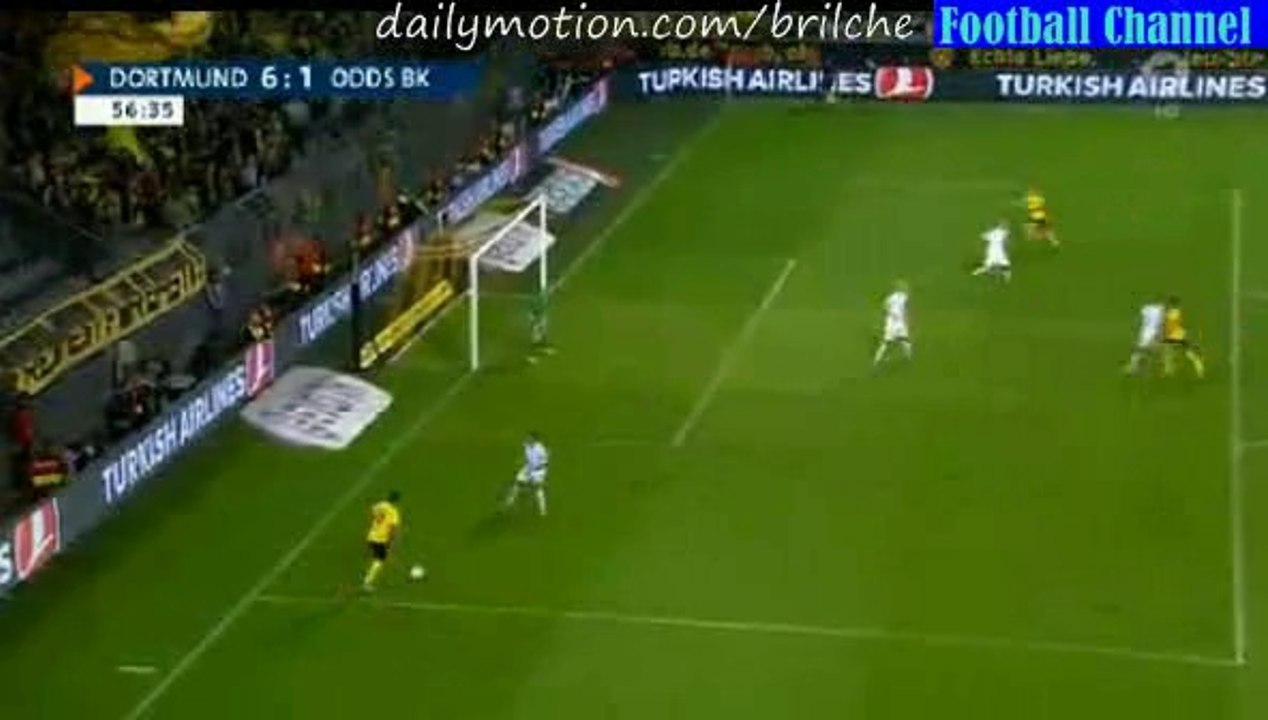 Marco Reus Hattrick Goal - BVB Dortmund vs Odds BK 6-1 *27.08.2015