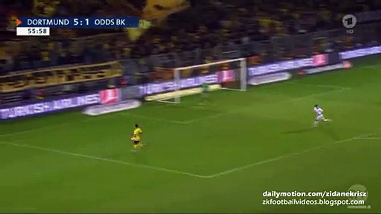 6-1 Marco Reus Hattrick Goal | Borussia Dortmund v. Odds BK - Europa League 27.08.2015 HD
