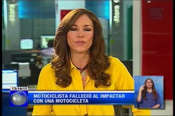 Motociclista falleció al impactar con una camioneta