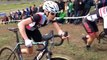 Women's Elite Race at Cyclocross National Championships 2015  -April McDonough has a chain issue
