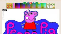 Peppa Pig en Español - Colorear a Peppa Pig   Juego de pintar ᴴᴰ ❤️