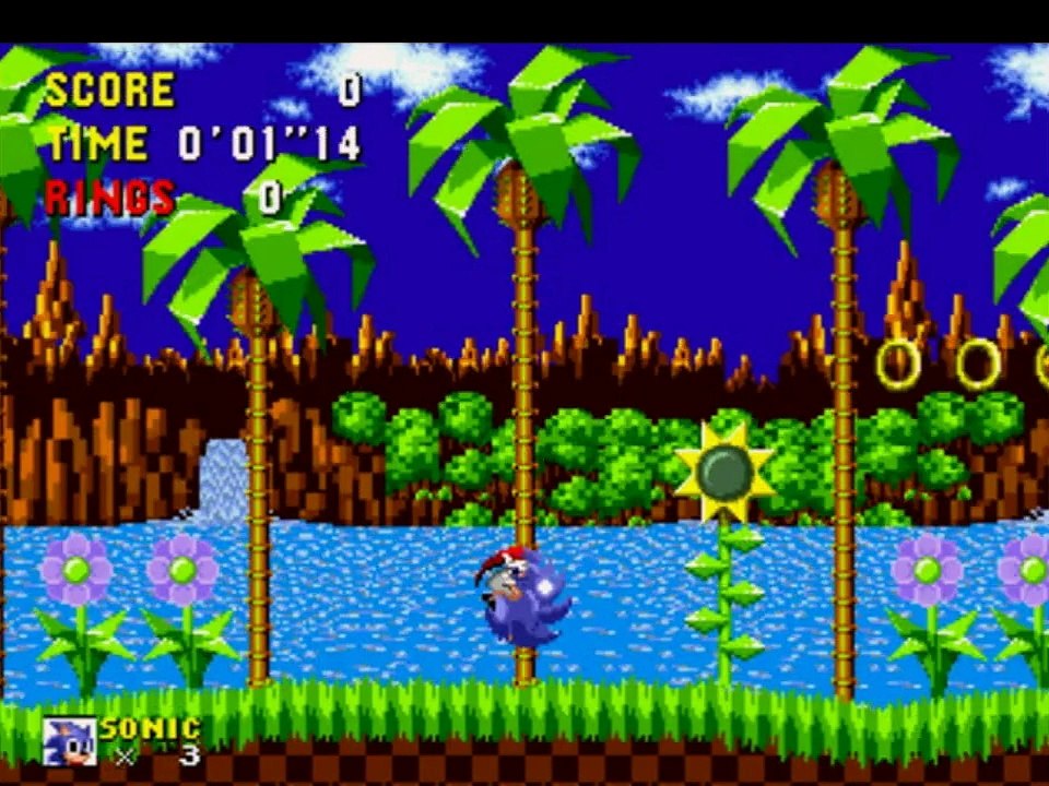 Short Gameplay: An Ordinary Sonic ROM Hack (Genesis)