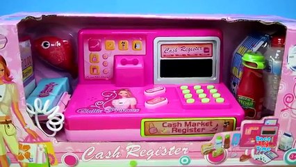 Princess Toy Cash Register Sound and Music with Minne Mouse Peppa Pig Shopkins Supermarket