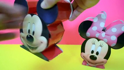 Disney Mickey E Minnie Caixinha Surpresa completo em Portugues Peppa Pig Dora Elsa Frozen 2015