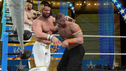John Cena(c) vs Seth Rollins(c)