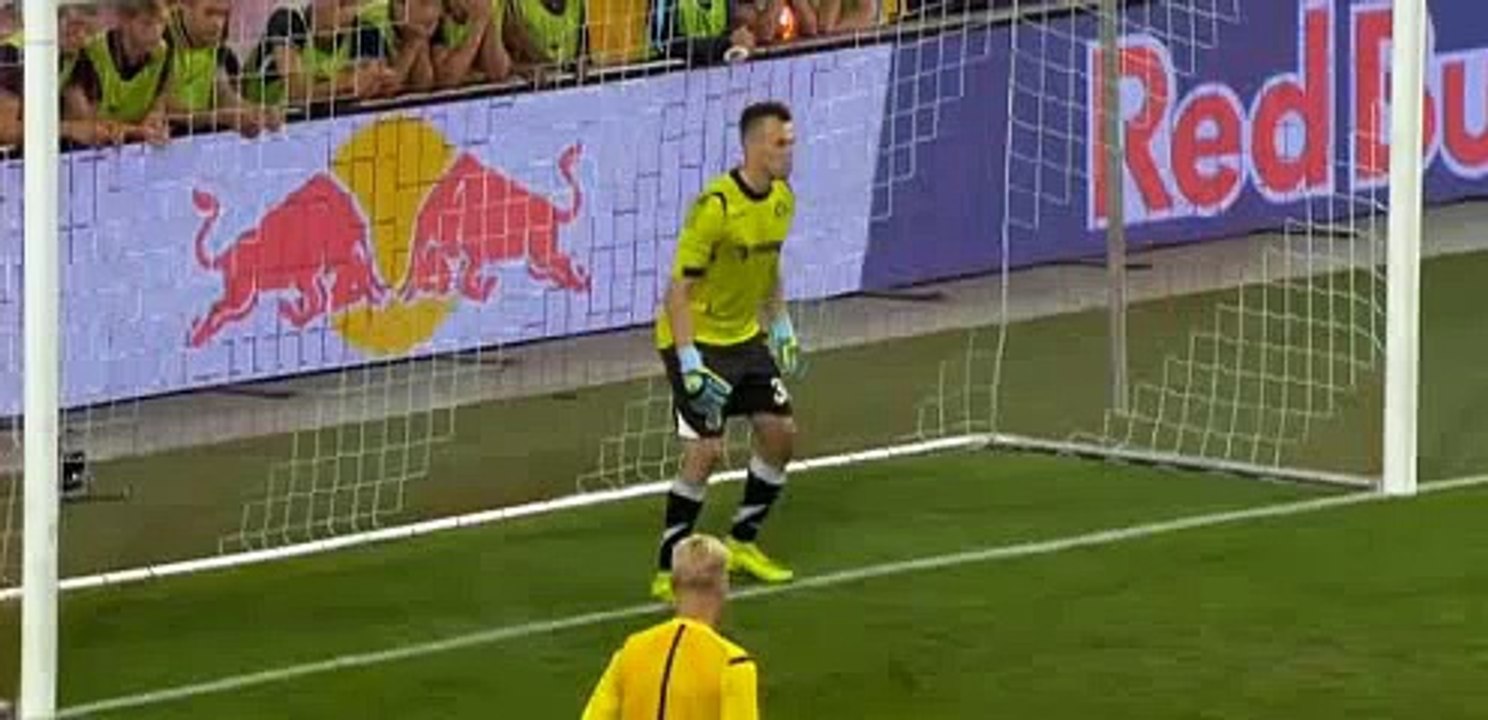 Red Bull Salzburg vs Dinamo Minsk 4-3 All Goals & Highlights 27/08/2015