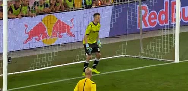 Red Bull Salzburg vs Dinamo Minsk 4-3 All Goals & Highlights 27/08/2015
