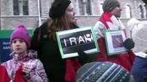 STOP THE WAR of 2012 DON'T ATTACK IRAN - OTTAWA,CANADA Anti War Rally - STOP HARPER