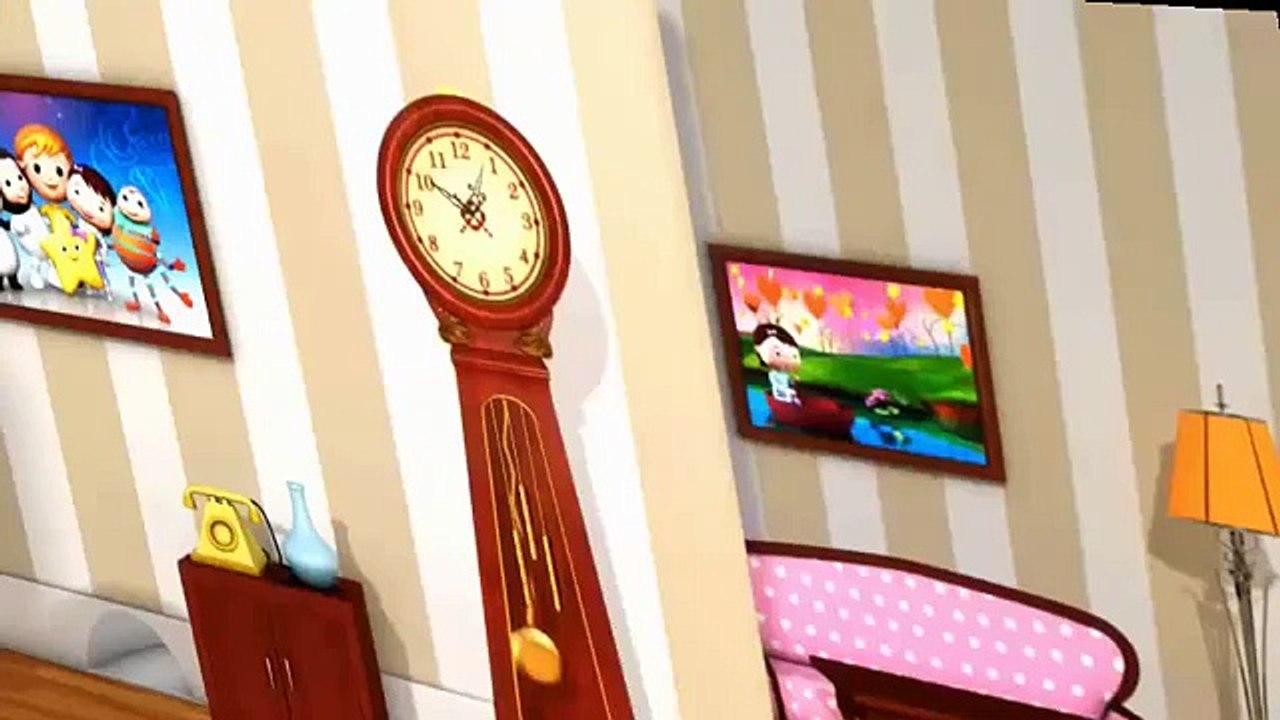 Baby Kid Songs: #1 Hickory Dickory Dock - Nursery Rhymes - HD Version