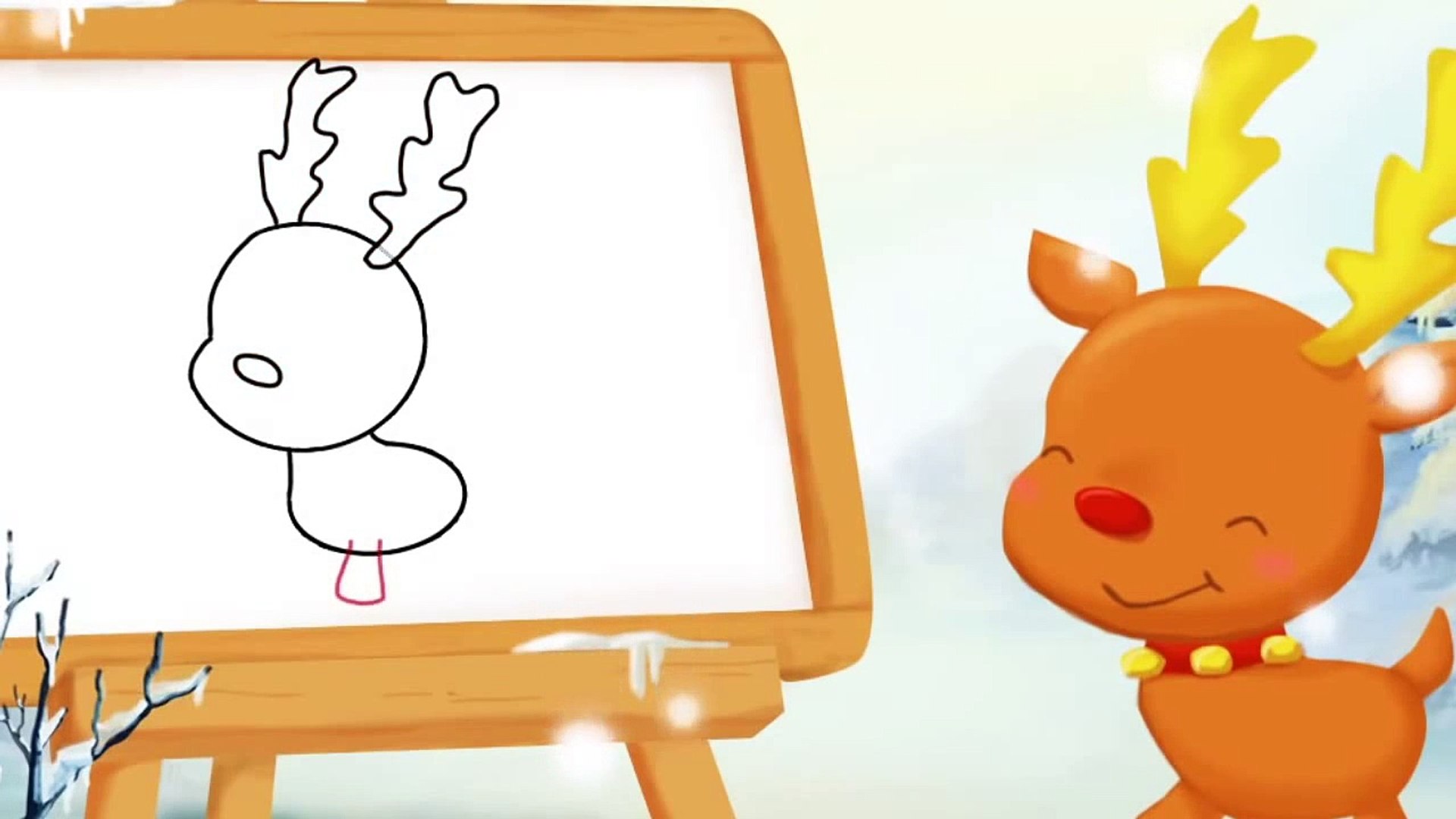 Comment Dessiner Un Renne De Noël Comment dessiner un renne de Noël - video Dailymotion