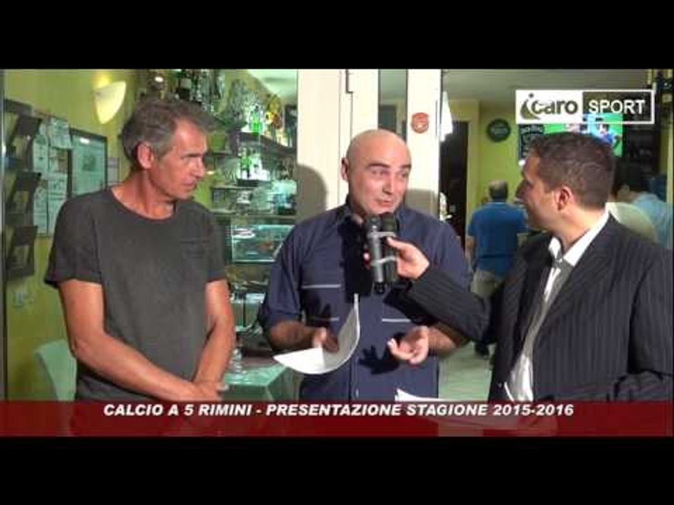 Icaro Sport. Calcio a 5 Rimini: presentazione stagione 2015-2016