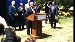 Al Sharpton speaks out and Mayor Bloomberg speaks Spanish
