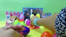 Learn Colors - Yellow - Play Doh Surprise Eggs Cars Minions Peppa Pig Spongebob Thomas and