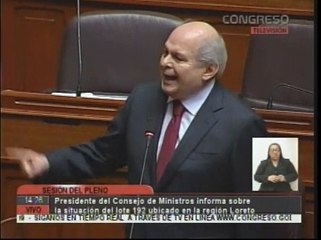 Cateriano: Hoja de Ruta respalda nuestra postura sobre Lote 192