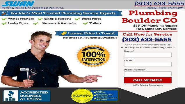 Emergency Plumber Boulder CO (303) 633-5655 Boulder Emergency Plumber