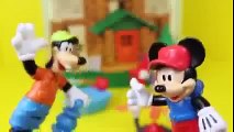 Mickey Mouse Clubhouse Goofy Donald Duck Lincoln Log Cabin Camping Building Lincoln Logs