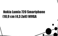 Nokia Lumia 720 Smartphone (10,9 cm (4,3 Zoll) WVGA
