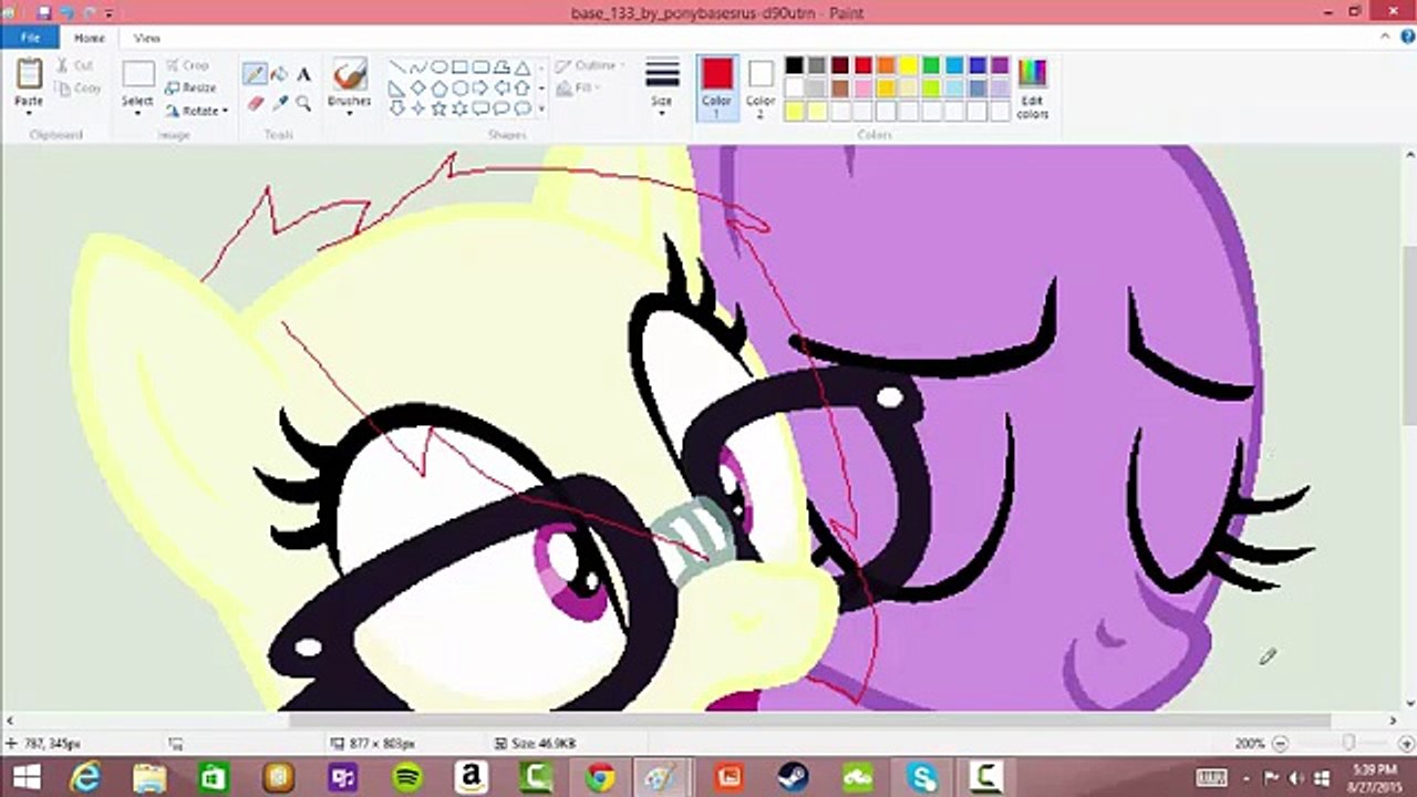 Nerd MLP OC speedpaint