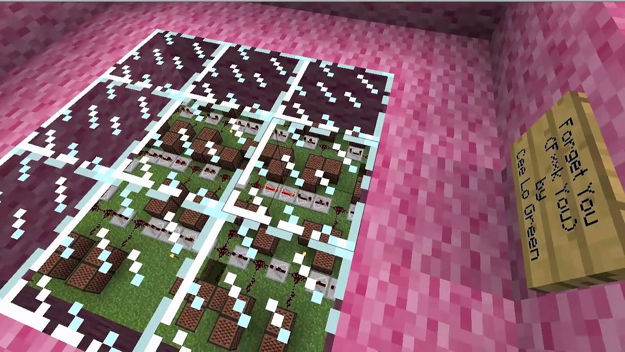 Minecraft - Cee Lo Green's Forget You (F**k You) with Noteblocks