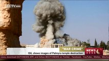 ISIL shows images of Palmyra temple destruction