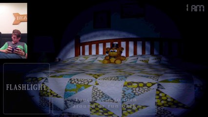 Fnaf 4 Night 1! Walkthrough and Fun with Plushtrap