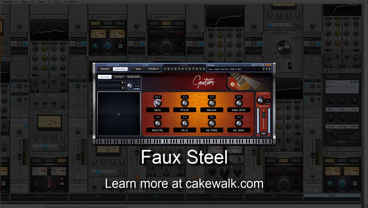 Rapture Pro: Guitars Sound Examples - Cakewalk Software